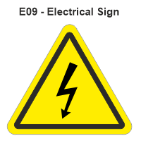 Safety Decals Electrical sign