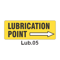 Safety Decals Lubrication Point
