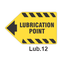 Safety Decals Lubrication Point