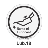 Safety Decals Name of Lubricant'