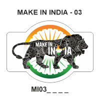 Safety Decals MAKE IN INDIA