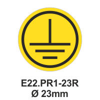 Safety Decals Earth sign,  Ground sign