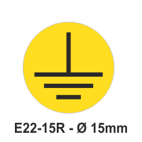 Safety Decals Earth sign,  Ground sign