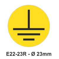 Safety Decals Earth sign,  Ground sign