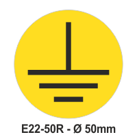 Safety Decals Earth sign,  Ground sign