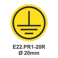 Safety Decals Earth sign,  Ground sign