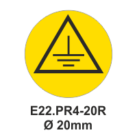 Safety Decals Earth sign,  Ground sign