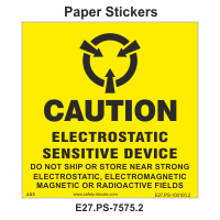 Safety Decals CAUTION.   ELECTROSTATIC SENSITIVE DEVICE. Use proper grounding technique to prevent equipment damage