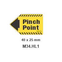 Safety Decals  Pinch Point