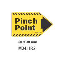 Safety Decals  Pinch Point
