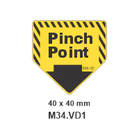 Safety Decals  Pinch Point