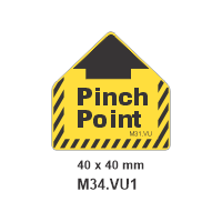 Safety Decals  Pinch Point