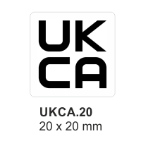 Safety Decals UKCA Logo